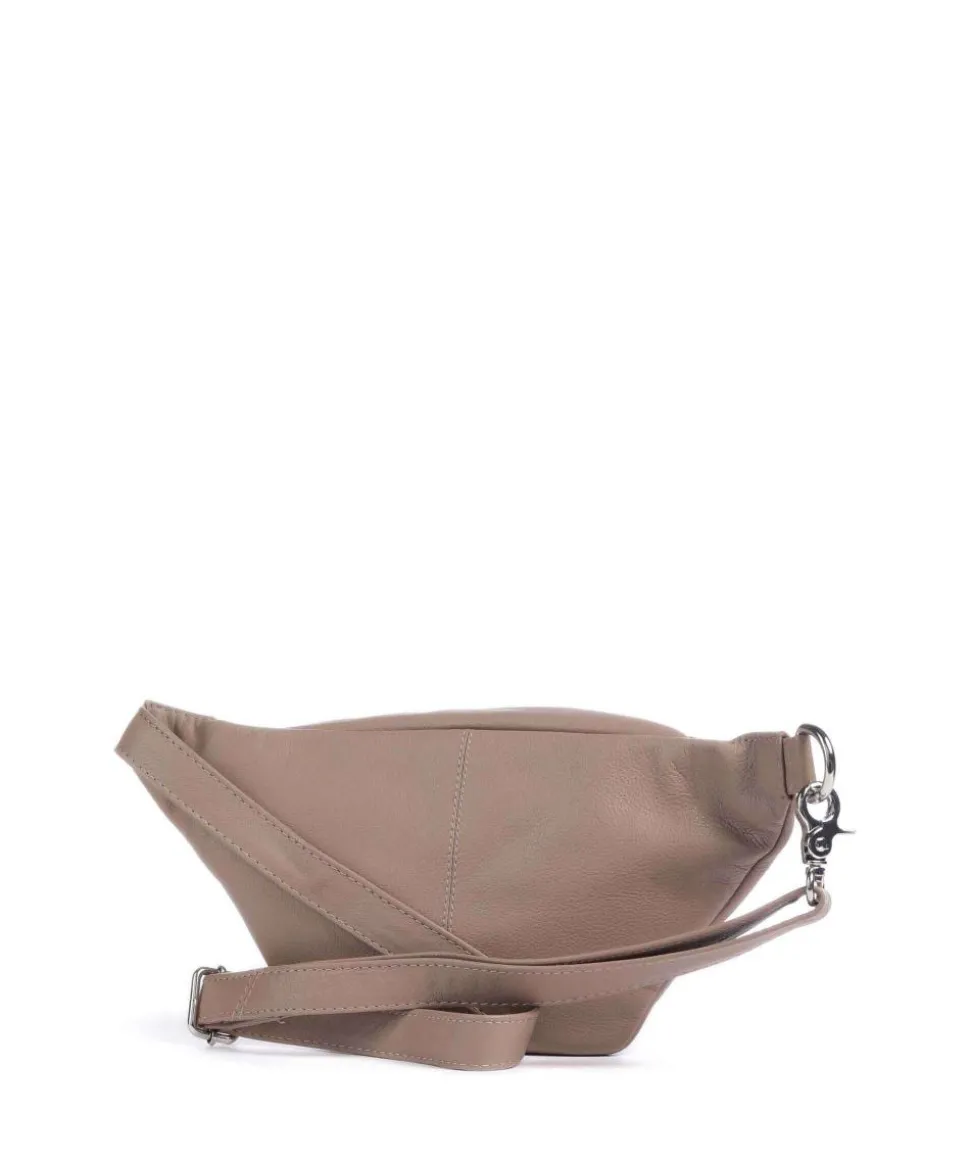 Fashion Favorites Gürteltasche weiches Rindsleder taupe