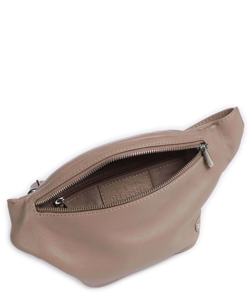 Fashion Favorites Gürteltasche weiches Rindsleder taupe