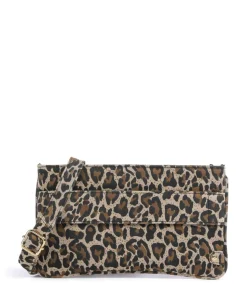 Fashion Favourites Umhängetasche genarbtes Rindsleder braun