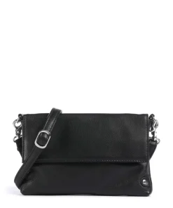 Fashion Favourites Umhängetasche Schafsleder schwarz