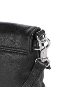 Fashion Favourites Umhängetasche Schafsleder schwarz