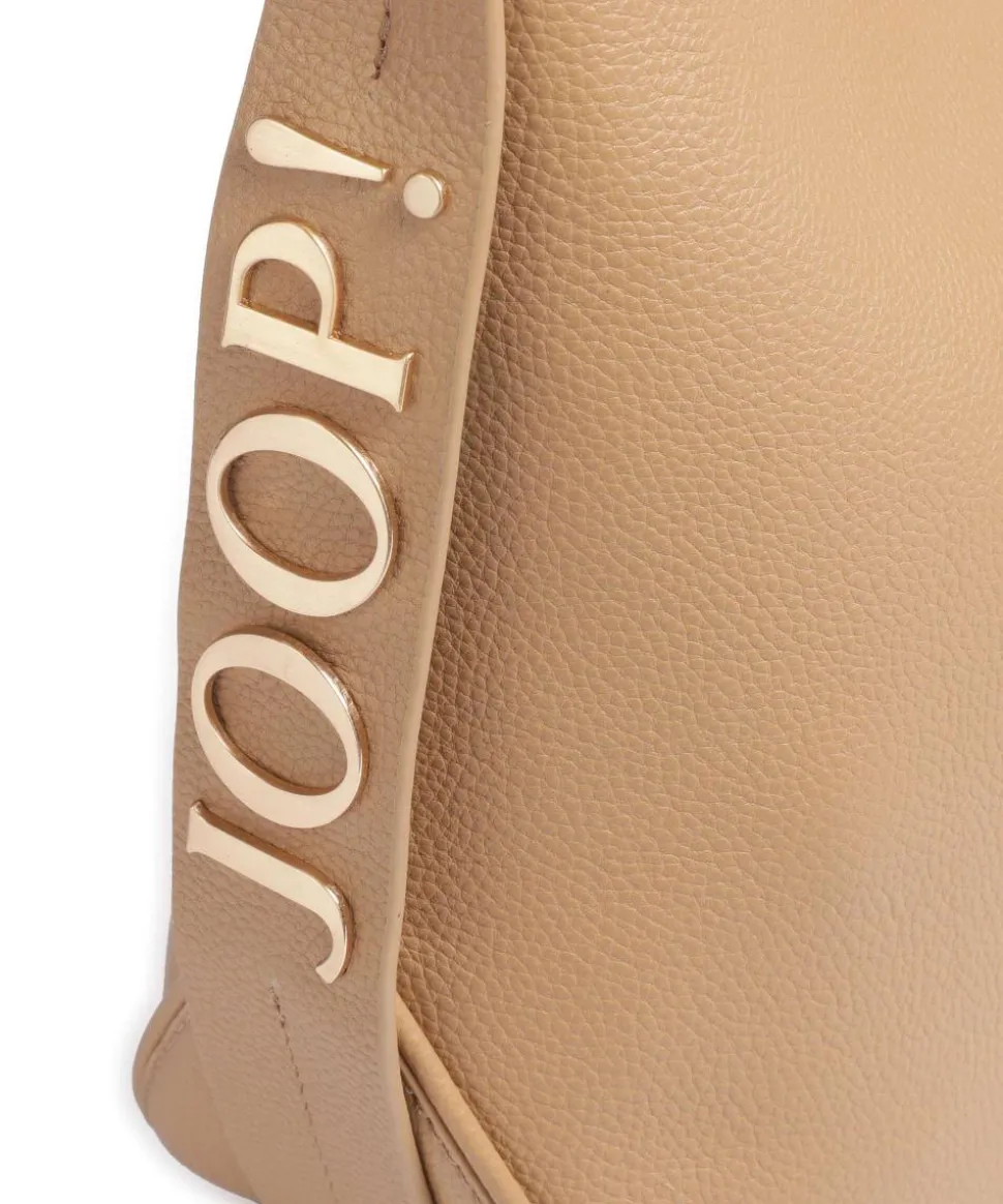 Fatto Camilla Beuteltasche genarbtes Rindsleder tan