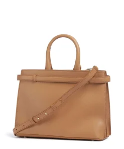 Faubourg M Handtasche genarbtes Rindsleder camel