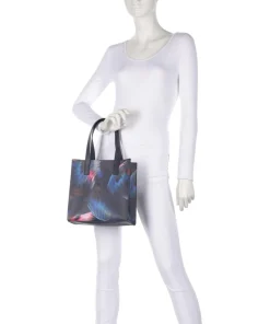 Feacons Handtasche Lederimitat navy