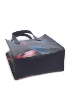 Feacons Handtasche Lederimitat navy