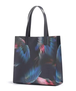 Feakkon Shopper Lederimitat navy