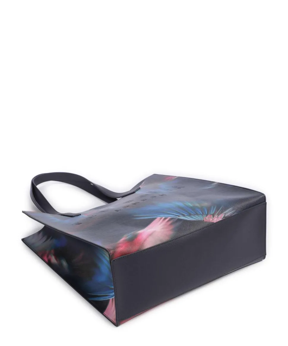 Feakkon Shopper Lederimitat navy