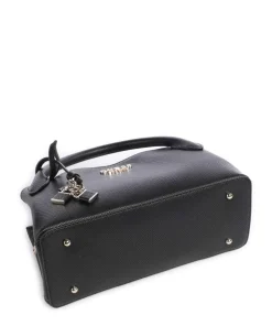 Fedena Handtasche Lederimitat schwarz