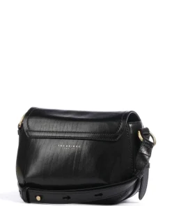 Federica Umhängetasche fein genarbtes Rindsleder schwarz