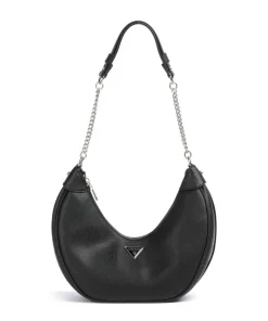 Fedora Schultertasche Lederimitat schwarz