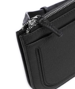 Fenja Umhängetasche genarbtes Rindsleder schwarz