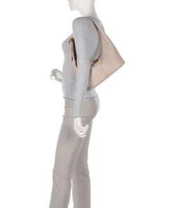 Fernanda Beuteltasche genarbtes Rindsleder altrosa