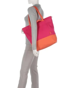 Fiorella FI200 Shopper Lederimitat, Canvas pink