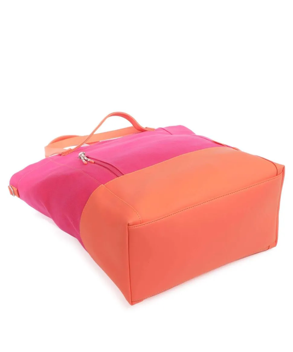 Fiorella FI200 Shopper Lederimitat, Canvas pink