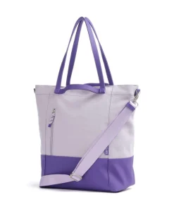 Fiorella FI200 Shopper Lederimitat, Canvas violett
