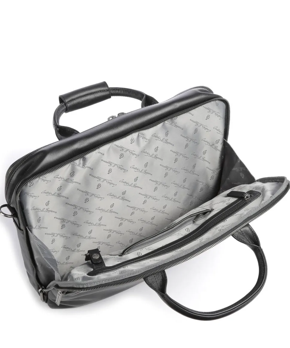Firenze Aktentasche 17″ Leder schwarz