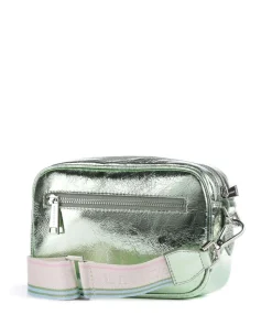 Firenze Fashion Umhängetasche fein genarbtes Rindsleder grün