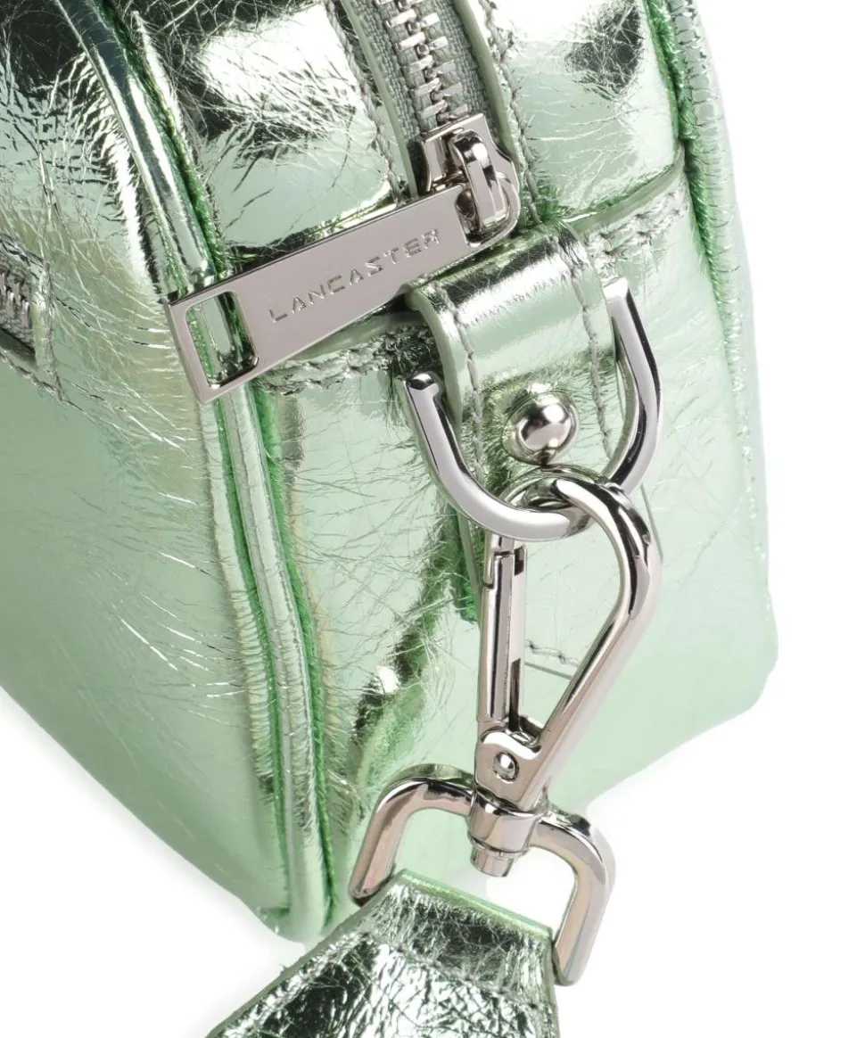 Firenze Fashion Umhängetasche fein genarbtes Rindsleder grün