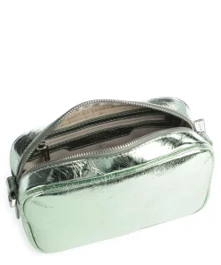 Firenze Fashion Umhängetasche fein genarbtes Rindsleder grün