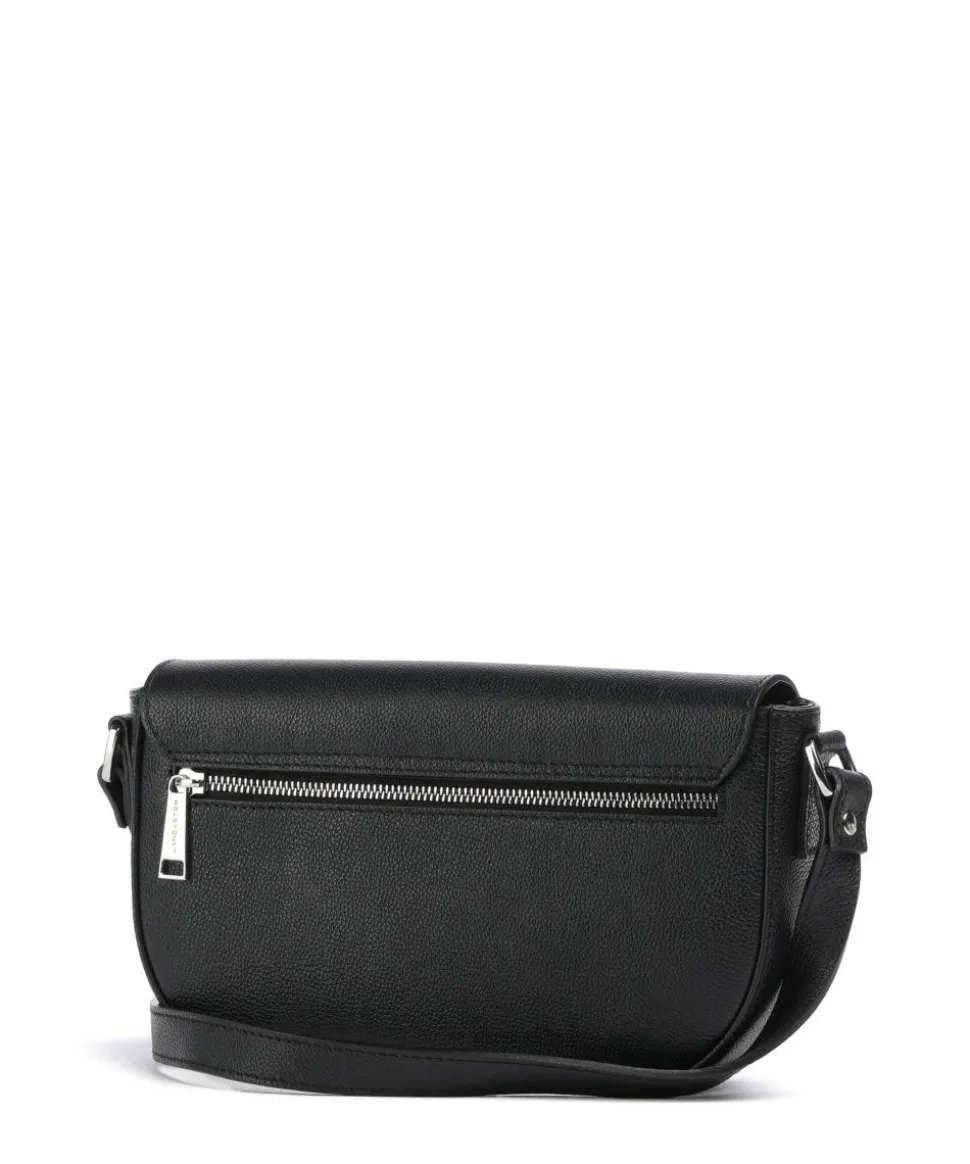 Firenze Milano Bao Umhängetasche genarbtes Rindsleder schwarz