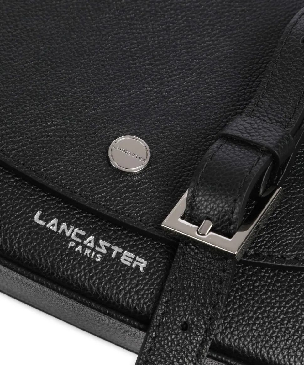 Firenze Milano Bao Umhängetasche genarbtes Rindsleder schwarz