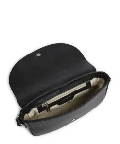 Firenze Milano Bao Umhängetasche genarbtes Rindsleder schwarz