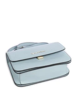 Flap Re Umhängetasche Lederimitat hellblau