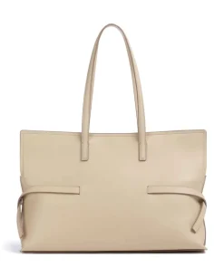 Fleet Street Shopper fein genarbtes Rindsleder beige