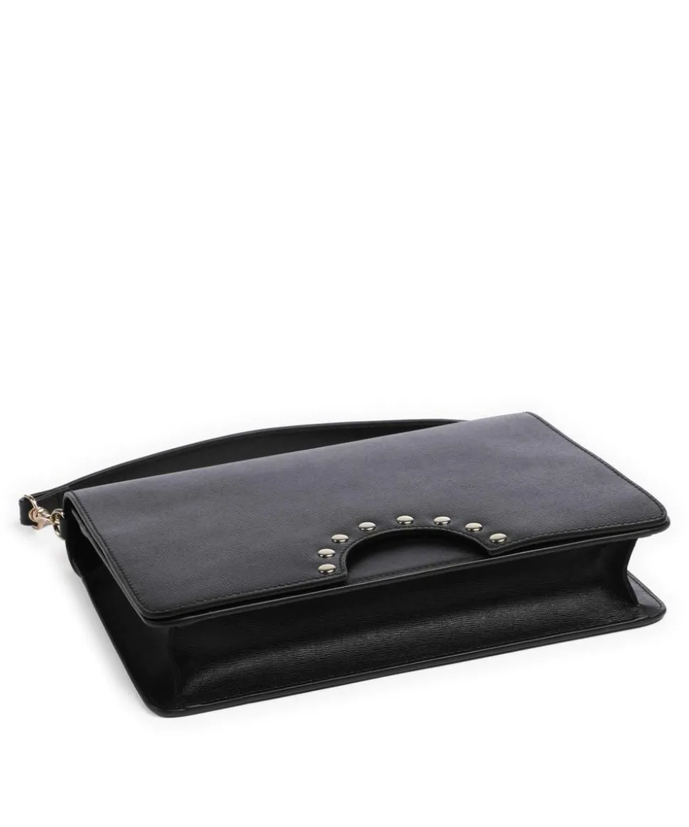 Florence Cupid Handtasche Saffiano-Rindsleder schwarz