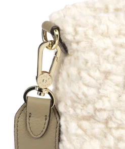 Florian Raquel Handtasche Kunstfell elfenbein