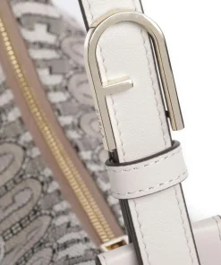 Flow S Schultertasche Textil beige