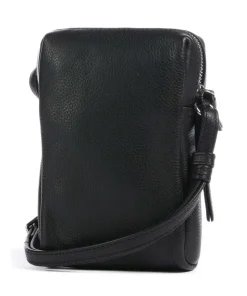 Focus Umhängetasche genarbtes Rindsleder schwarz