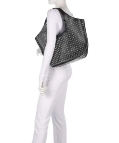 Fola Beuteltasche fein genarbtes Rindsleder schwarz