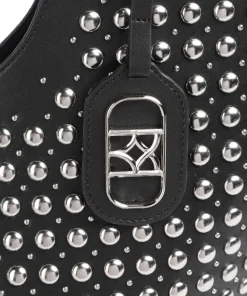 Fola Beuteltasche fein genarbtes Rindsleder schwarz