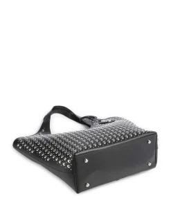 Fola Beuteltasche fein genarbtes Rindsleder schwarz