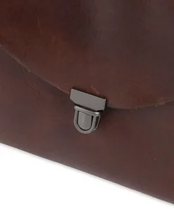 Fold Umhängetasche Rindsleder braun