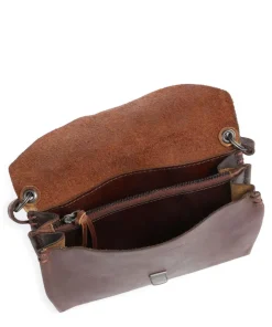 Fold Umhängetasche Rindsleder braun