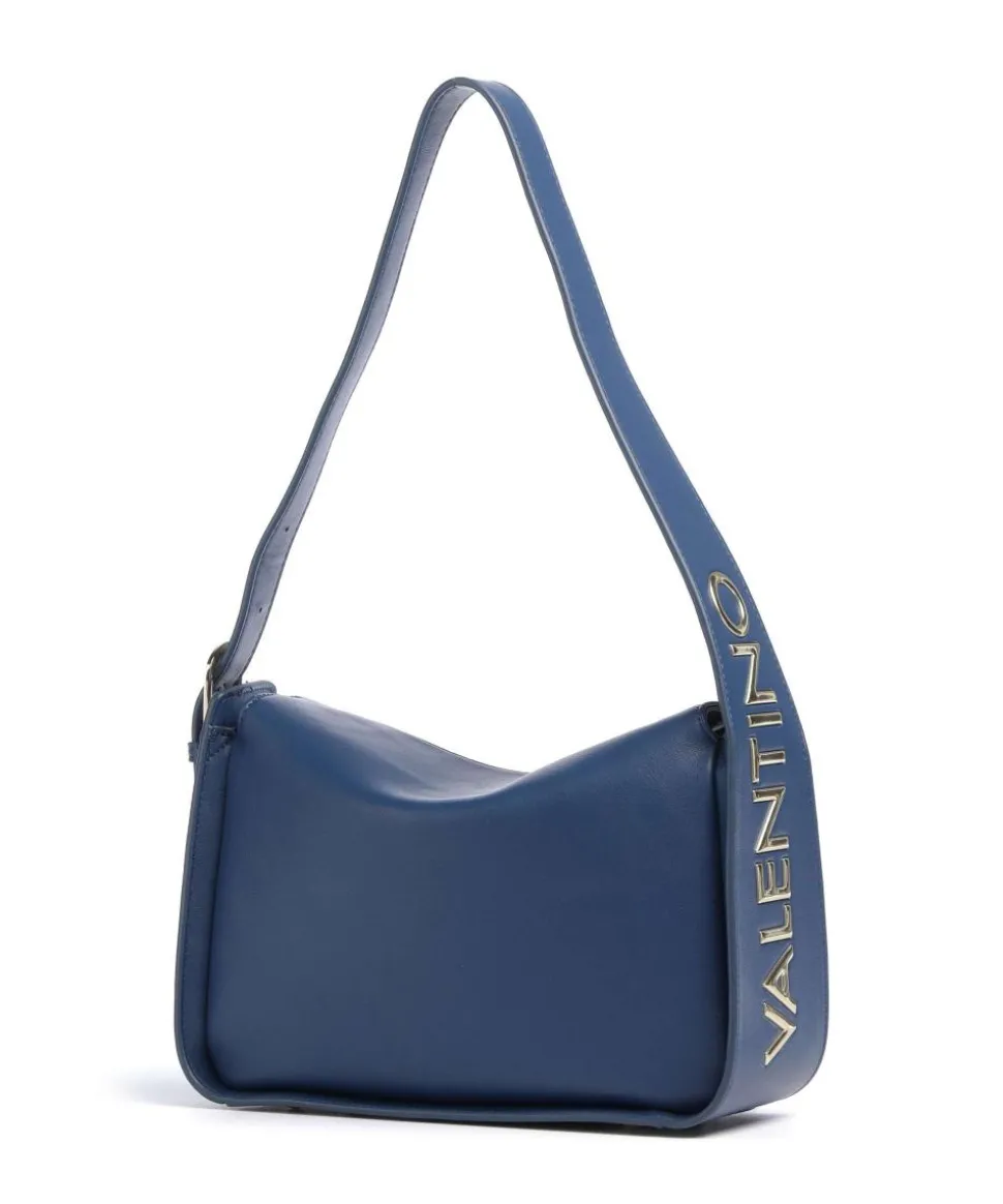 Fosca Re Schultertasche Lederimitat dunkelblau