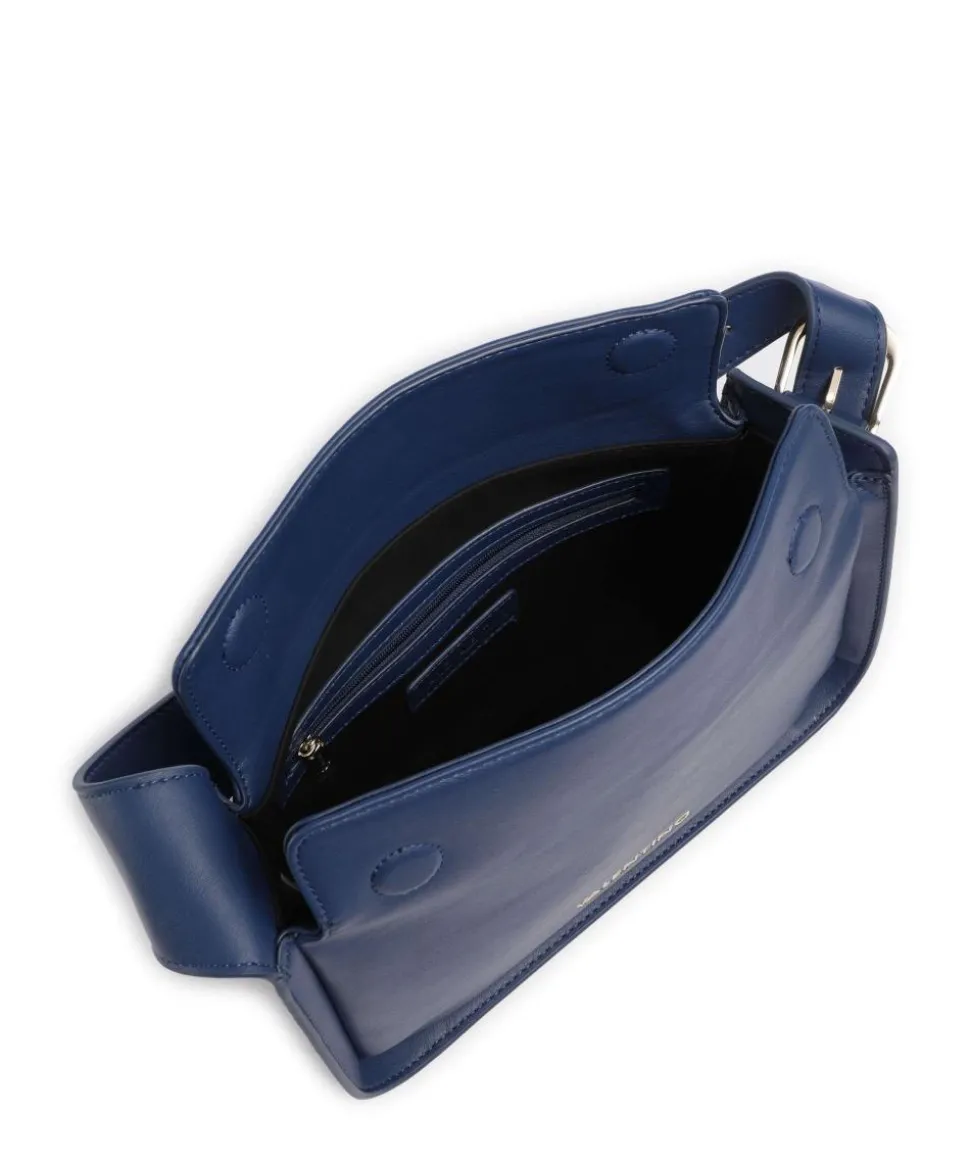 Fosca Re Schultertasche Lederimitat dunkelblau