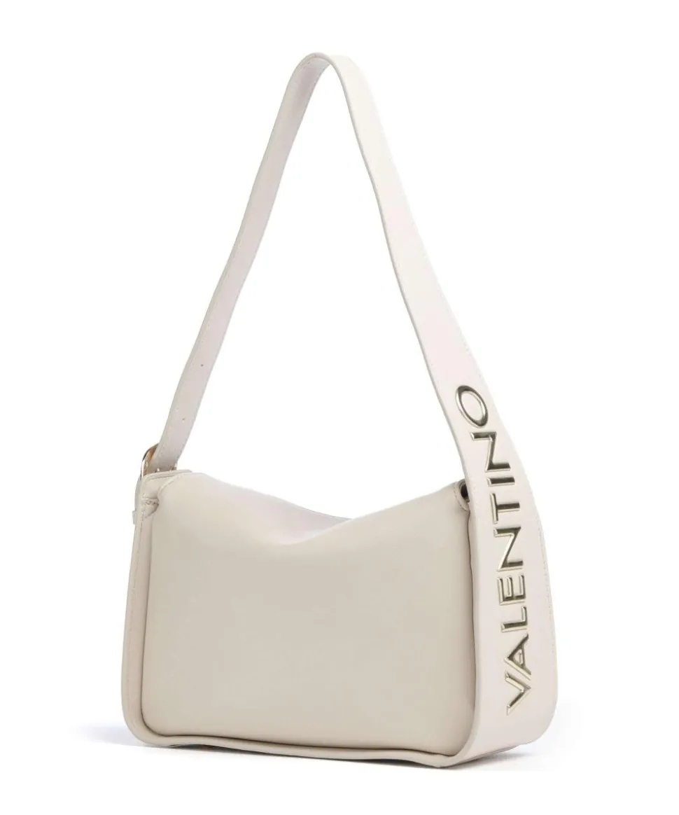 Fosca Re Schultertasche Lederimitat creme