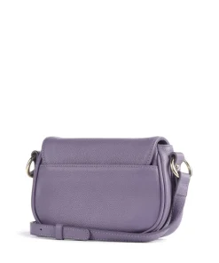 Foulonné Milano Umhängetasche genarbtes Rindsleder violett