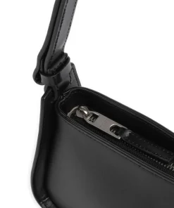 Franzis Calf Optic S Schultertasche Leder schwarz