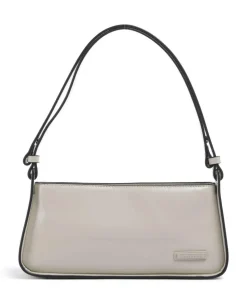 Franzis Lack Distressed S Schultertasche Leder taupe