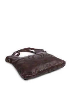 Freundgasse 2 Shopper genarbtes Leder dunkelbraun