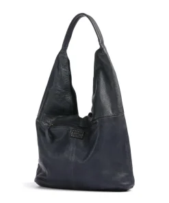 Freundgasse 1 Shopper genarbtes Leder navy