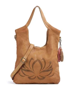 Freundgasse 2 Shopper genarbtes Leder braun