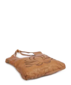 Freundgasse 2 Shopper genarbtes Leder braun