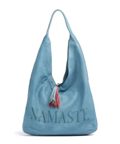 Freundgasse 1 Shopper genarbtes Leder blau