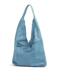 Freundgasse 1 Shopper genarbtes Leder blau