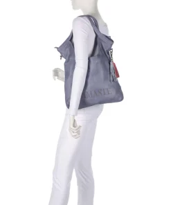 Freundgasse 2 Shopper genarbtes Leder lavendel